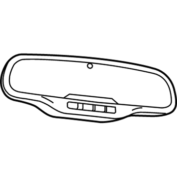 Chevy 92458147 Mirror Inside