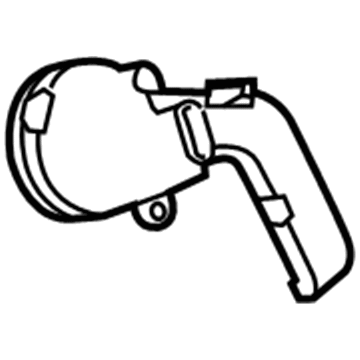 GM 22873118 Blower Motor, Front