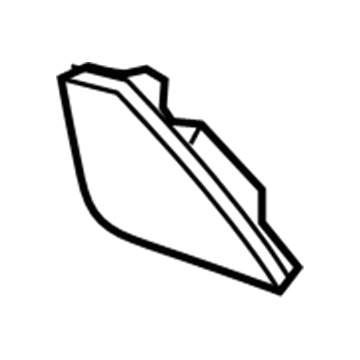 GM 39096050 Backup Lamp Assembly Cap, Rear Driver Side