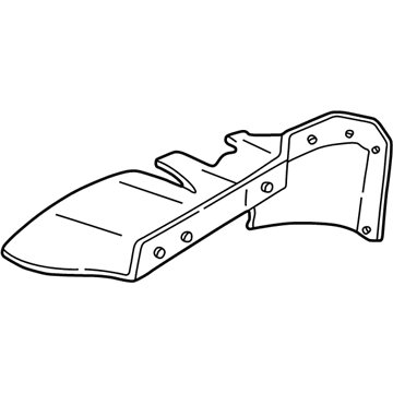 GMC Safari Fender Splash Shield - 15751254