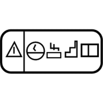 GM 94568902 Caution Label