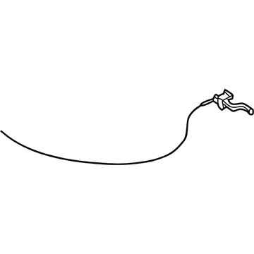 Saturn LS1 Hood Cable - 22675776