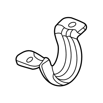 GMC Sierra 2500 HD Sway Bar Bracket - 84396074