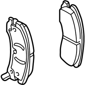 2008 Cadillac XLR Brake Pad - 19152863