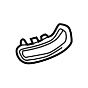 GM 22880341 Belt & Retractor Bezel, Driver Side GM 22880341 Belt & Retractor Bezel, Driver Side