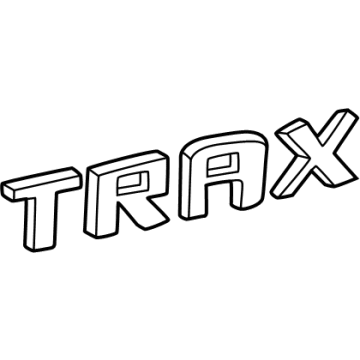 Chevy Trax Emblem - 42775874