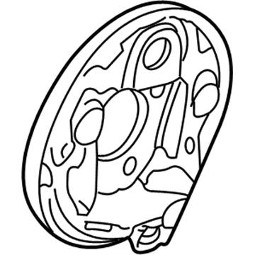 Saturn Brake Backing Plate - 21019206