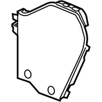 GM 25876003 Extension Panel, Titanium, Passenger Side