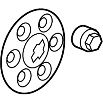 Chevy Express 2500 Wheel Cover - 9595469