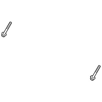 GM 11588565 Engine Cradle Bolt, Front