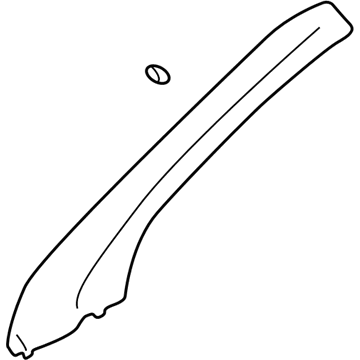 Saturn 15839292 Windshield Pillar Trim
