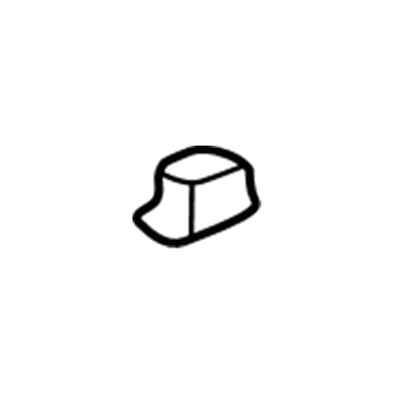 Saturn 11570654 Windshield Pillar Trim Nut