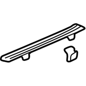 Saturn 22698196 Rear Sill Plate