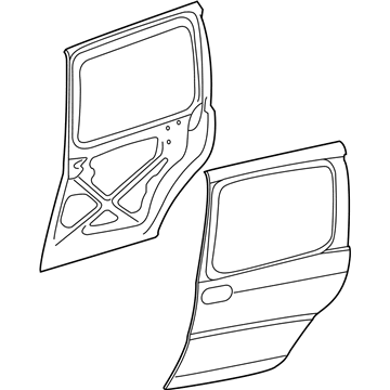 Chevy 89025381 Door Shell