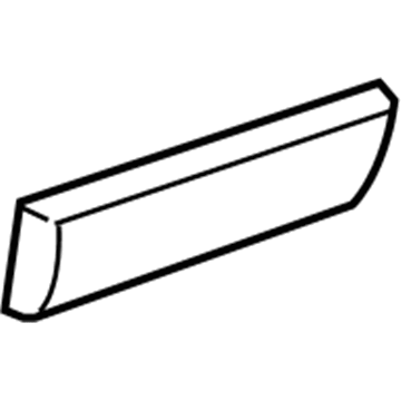 GM 15218566 Side Molding, Driver Side