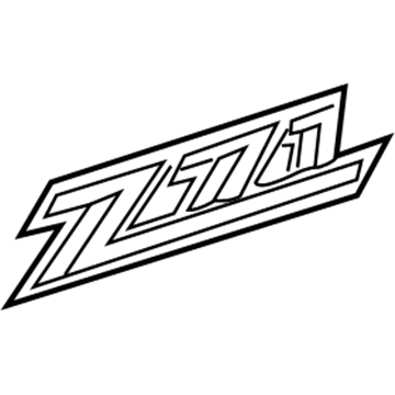 GM 15139039 Decal, Outer GM 15139039 Decal, Outer