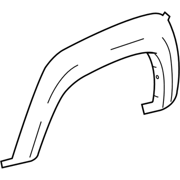 GM 25937107 Flare, Driver Side