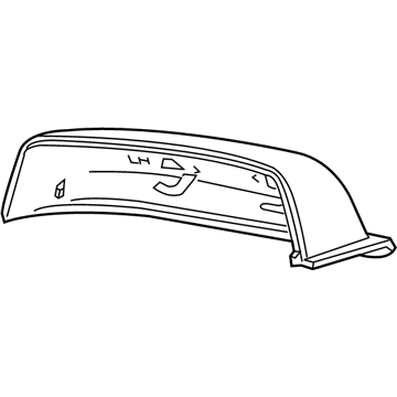2014 Chevy Malibu Mirror Cover - 22860532
