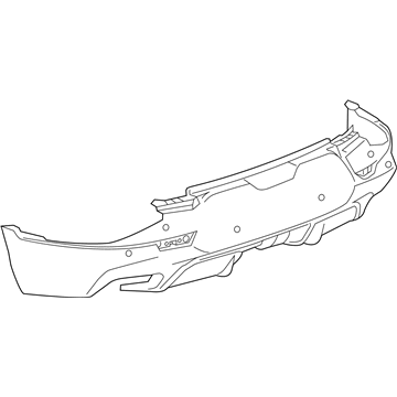 2019 Chevy Blazer Bumper - 84897352