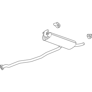 Chevy Trailblazer Muffler - 60006572