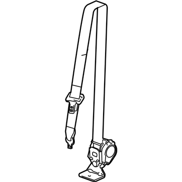 2012 GMC Canyon Seat Belt - 19181892