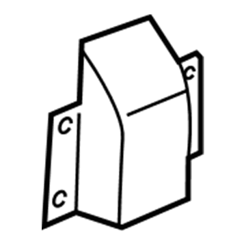 GM 10416564 Heat Shield, Passenger Side GM 10416564 Heat Shield, Passenger Side