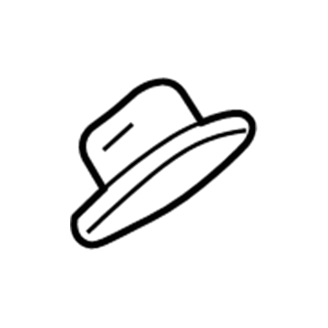 GM 22994051 Shade Hook, Rear GM 22994051 Shade Hook, Rear