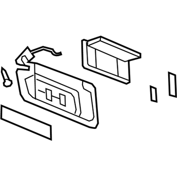 Chevy 22794050 Sunvisor