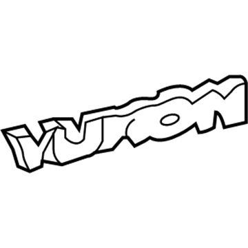 Chevy Tahoe Emblem - 15114053