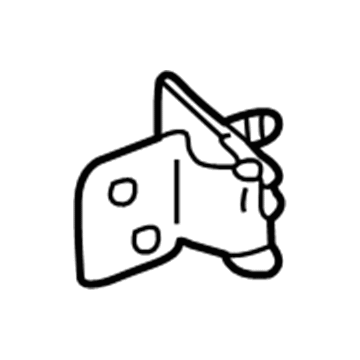 Saturn Door Hinge - 21019724
