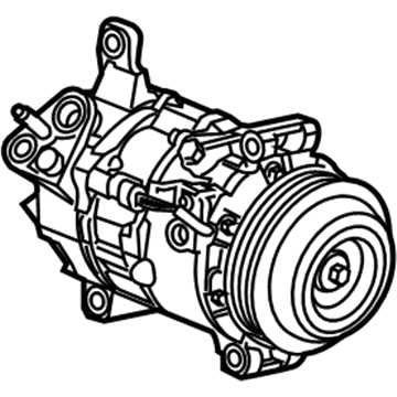 GMC Sierra 2500 HD A/C Compressor - 84730848
