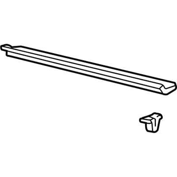 GM 10159122 Sill Plate, Black, Front