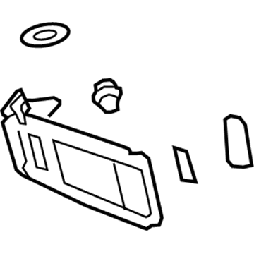 Chevy 23234424 Sunvisor