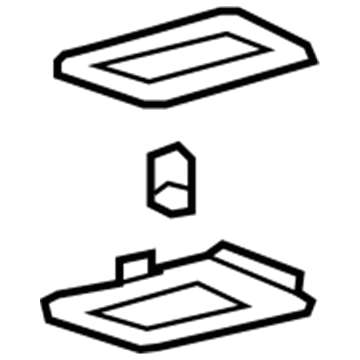 Chevy 25992401 Seat Belt Bezel