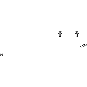 Chevy 10134407 Bumper Cover Retainer Clip