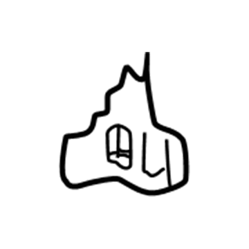 GM 19207334 Bracket, Rear Passenger Side