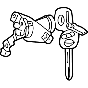 Pontiac Trunk Lock Cylinder - 88969898