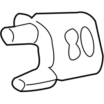 GM 19150546 Trim Cover, Passenger Side GM 19150546 Trim Cover, Passenger Side