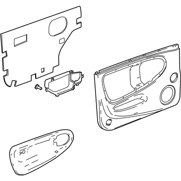 Chevy 15230629 Door Trim Panel