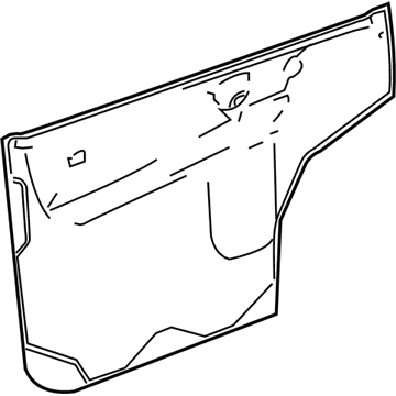 Chevy 10355488 Water Deflector