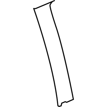 GM 42601947 Black Out Tape, Driver Side GM 42601947 Black Out Tape, Driver Side