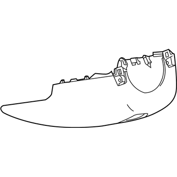 Chevy Malibu Steering Column Cover - 23456289