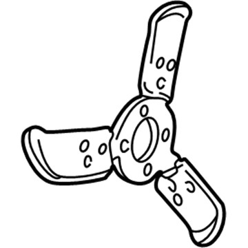 Hummer A/C Condenser Fan - 15976889