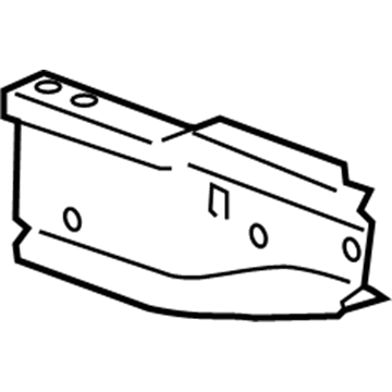 GM 15886441 Bumper Mount Bracket, Rear Passenger Side