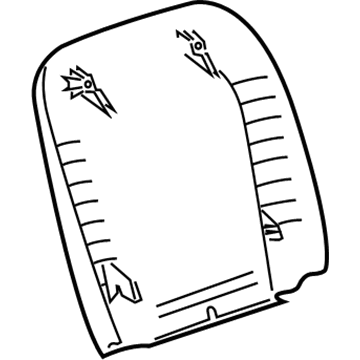 Pontiac 20836373 Seat Back Panel