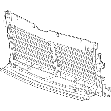 GM 87864514 Radiator Shutter Assembly, Front