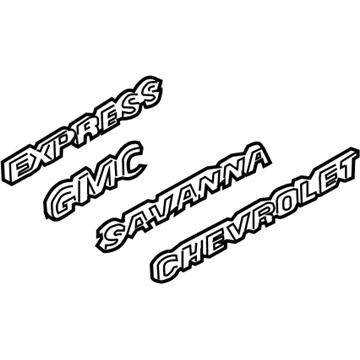 GMC Sierra 2500 Emblem - 15126056