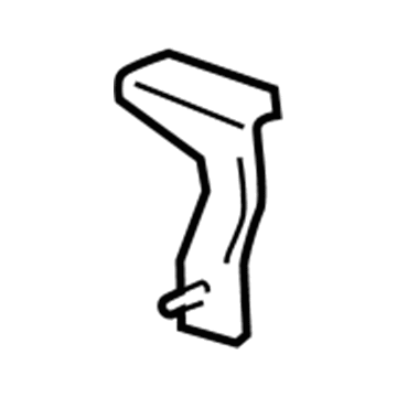 GM 20945297 Auxiliary Radiator Side Bracket, Driver Side GM 20945297 Auxiliary Radiator Side Bracket, Driver Side