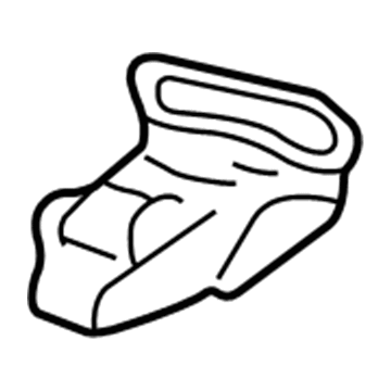 GM 84956104 Floor Duct, Driver Side GM 84956104 Floor Duct, Driver Side