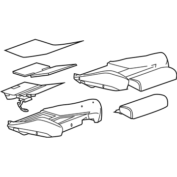 Cadillac 20903436 Seat Cover